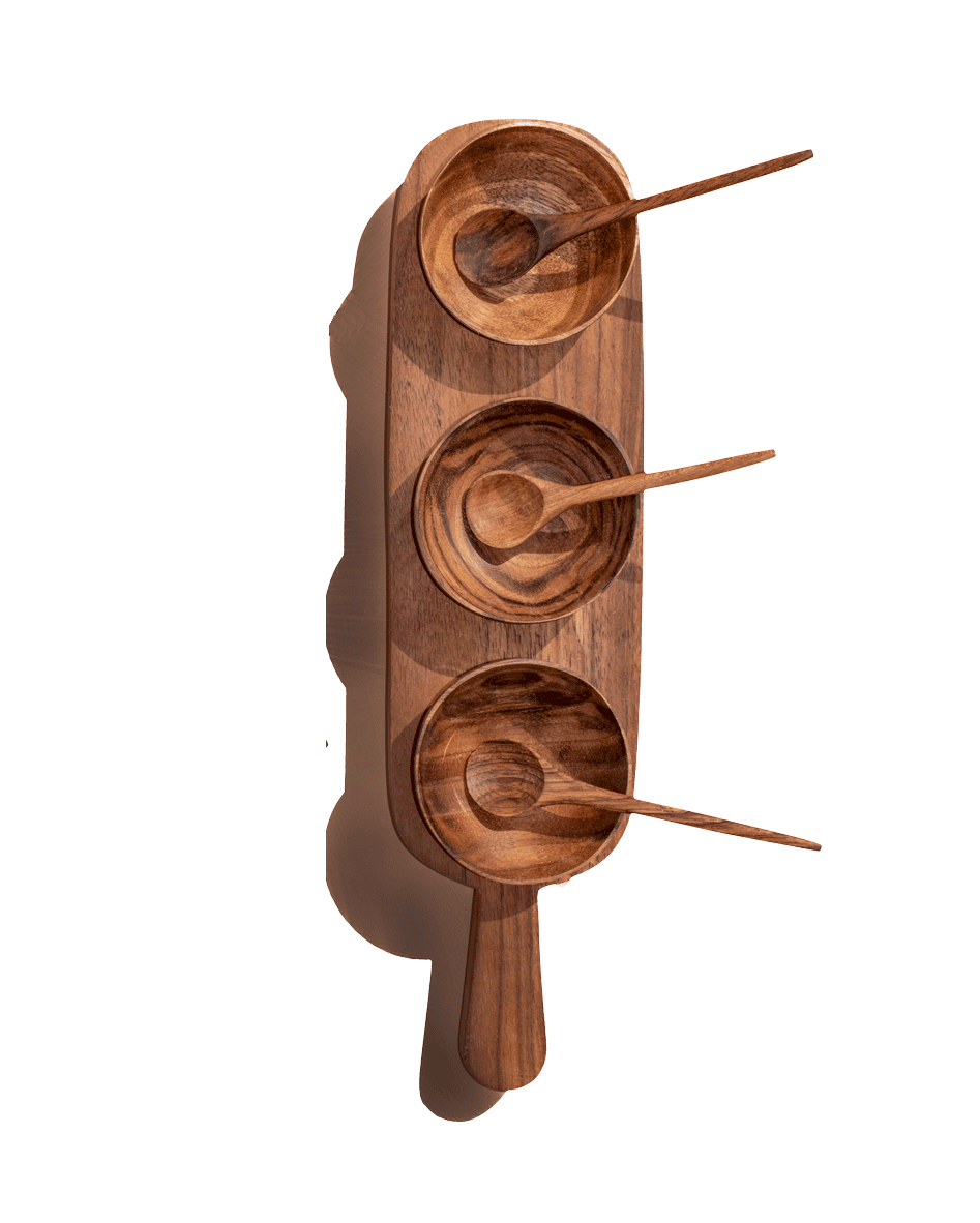Three Condiment Serving Set