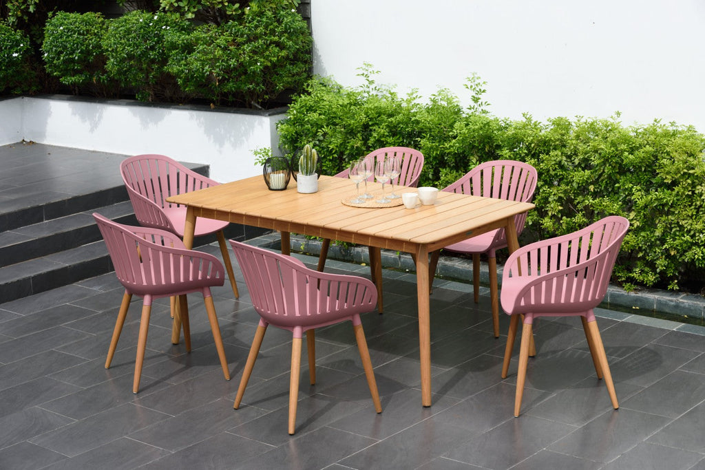 Nassau Rectangular Hardwood Table