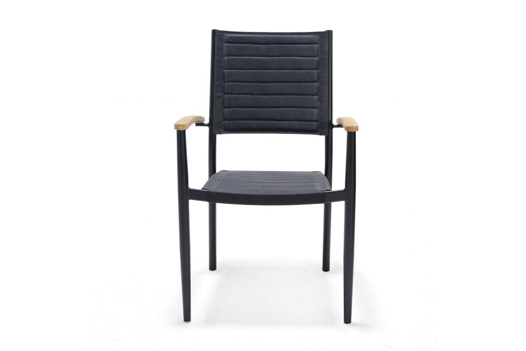 Portals Dark Lite 2pc Stacking Armchair
