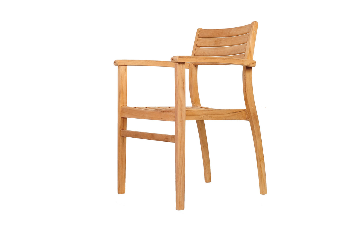 Intan Teak Side Table & 2 Ninia Chairs